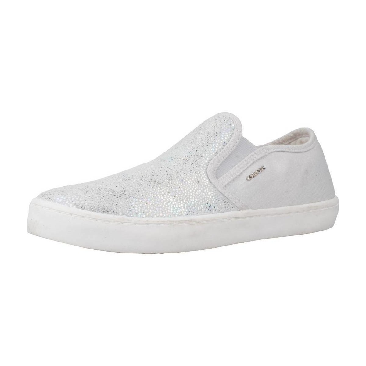 Chaussures Fille Baskets basses Geox J KILWI G.D Gris