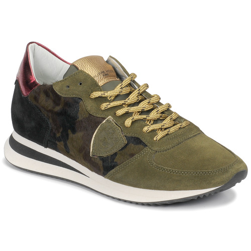 Chaussures Femme Baskets basses Philippe Model TROPEZ Camouflage