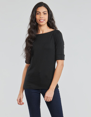 Vêtements Femme T-shirts manches longues Lauren Ralph Lauren JUDY Noir