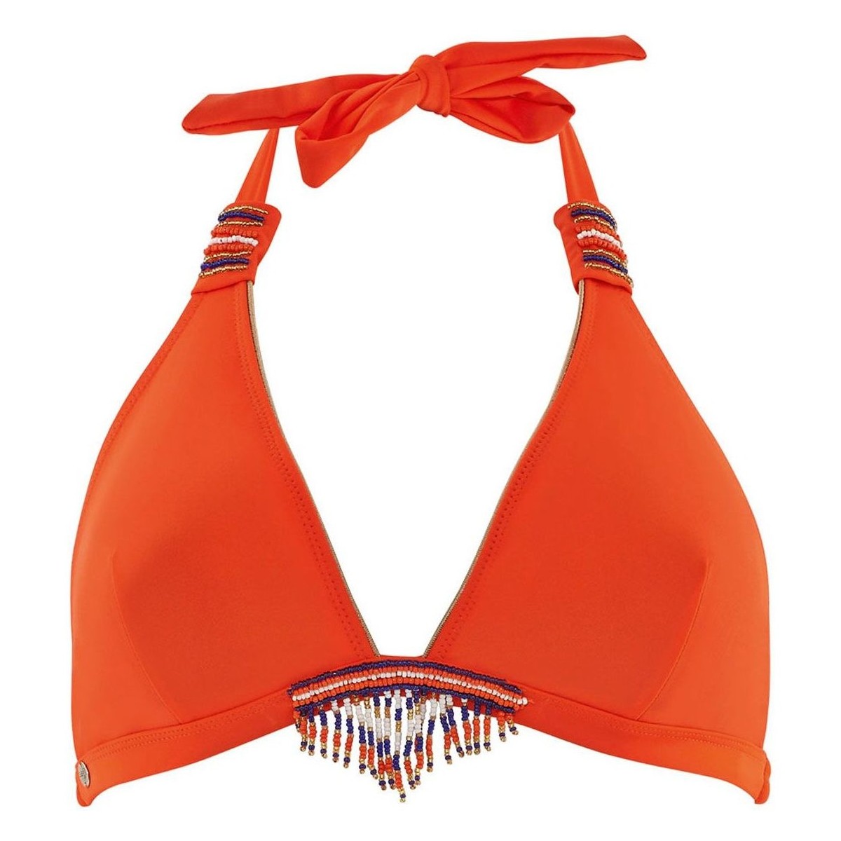 Vêtements Femme Maillots de bain 2 pièces Brigitte Bardot Haut de maillot triangle orange Riviera Orange
