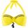 Vêtements Femme Maillots de bain 2 pièces Brigitte Bardot Haut de maillot balconnet jaune/marine Mambo Jaune