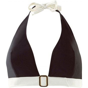 Vêtements Femme Maillots de bain séparables Brigitte Bardot Haut de maillot triangle noir/ivoire Plage noir