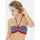Vêtements Femme Maillots de bain 2 pièces Brigitte Bardot Haut bandeau marine/rouge Plaisance Bleu