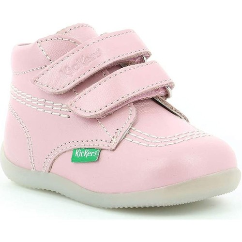 Boots Fille Kickers Billy Velk 2 rose - Chaussures Boot Enfant 49 