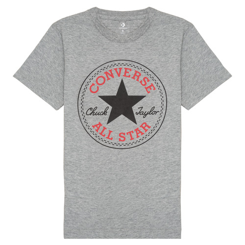 Vêtements Garçon T-shirts manches courtes Converse Lift CORE CHUCK PATCH TEE Gris