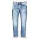 Miniabito di jeans con cintura