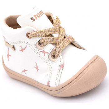 Chaussures Fille Baskets mode Stones and Bones wave Blanc