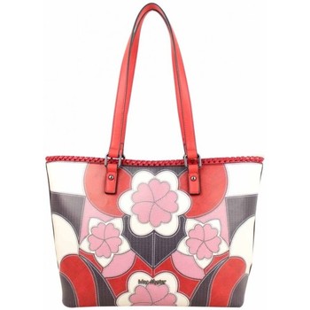 Sacs Femme Cabas / Sacs shopping Mac Alyster Sac shopping  Impression rouge motif fleur Multicolor