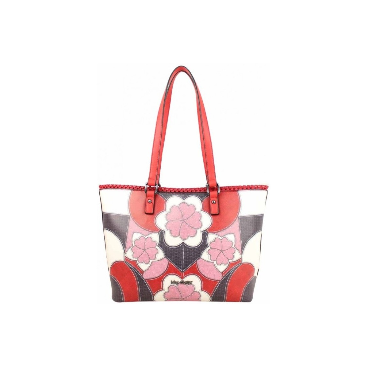 Sacs Femme Cabas / Sacs shopping Mac Alyster Sac shopping  Impression rouge motif fleur Multicolore
