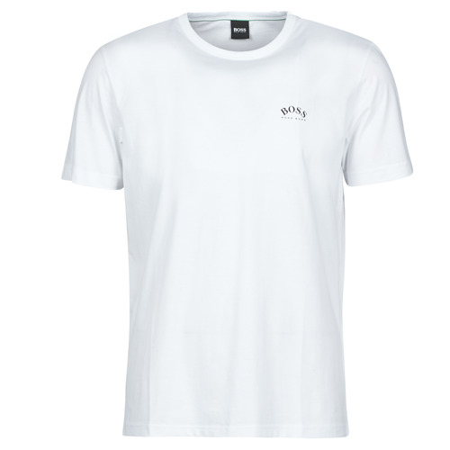Vêtements Homme T-shirts manches courtes BOSS TEE CURVED Blanc