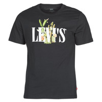 Vêtements Homme T-shirts manches courtes Levi's GRAPHIC CREWNECK TEE Noir