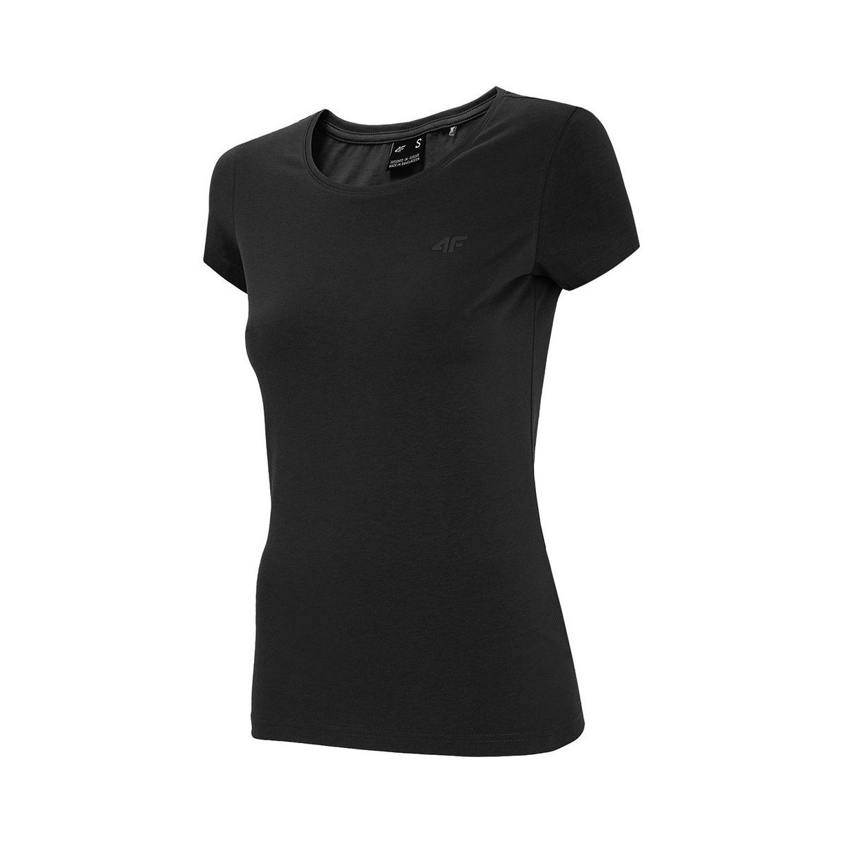 Vêtements Femme Short Sleeves Blue Cotton Polo Shirt TSD001 Noir