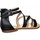 Chaussures Femme Sandales et Nu-pieds C M Sandales plates multi-brides Noir