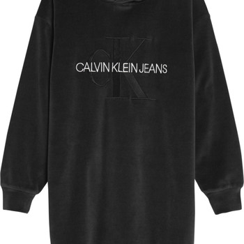 Robes Courtes Fille Calvin Klein Jeans IG0IG00711-BEH Noir - Livraison Gratuite 