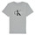 Vêtements Enfant T-shirts manches courtes Calvin Klein Jeans MONOGRAM Gris