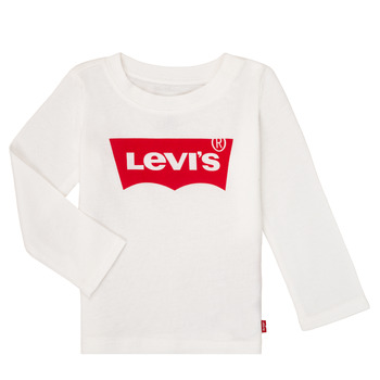 Vêtements Fille T-shirts manches longues Levi's BATWING TEE LS Blanc