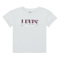 Vêtements Fille T-shirts manches courtes Levi's DROP SHOULDER TEE Blanc