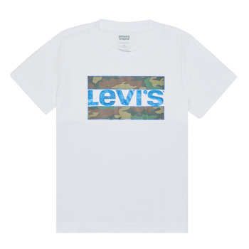 Vêtements Garçon T-shirts manches courtes Levi's GRAPHIC TEE Blanc