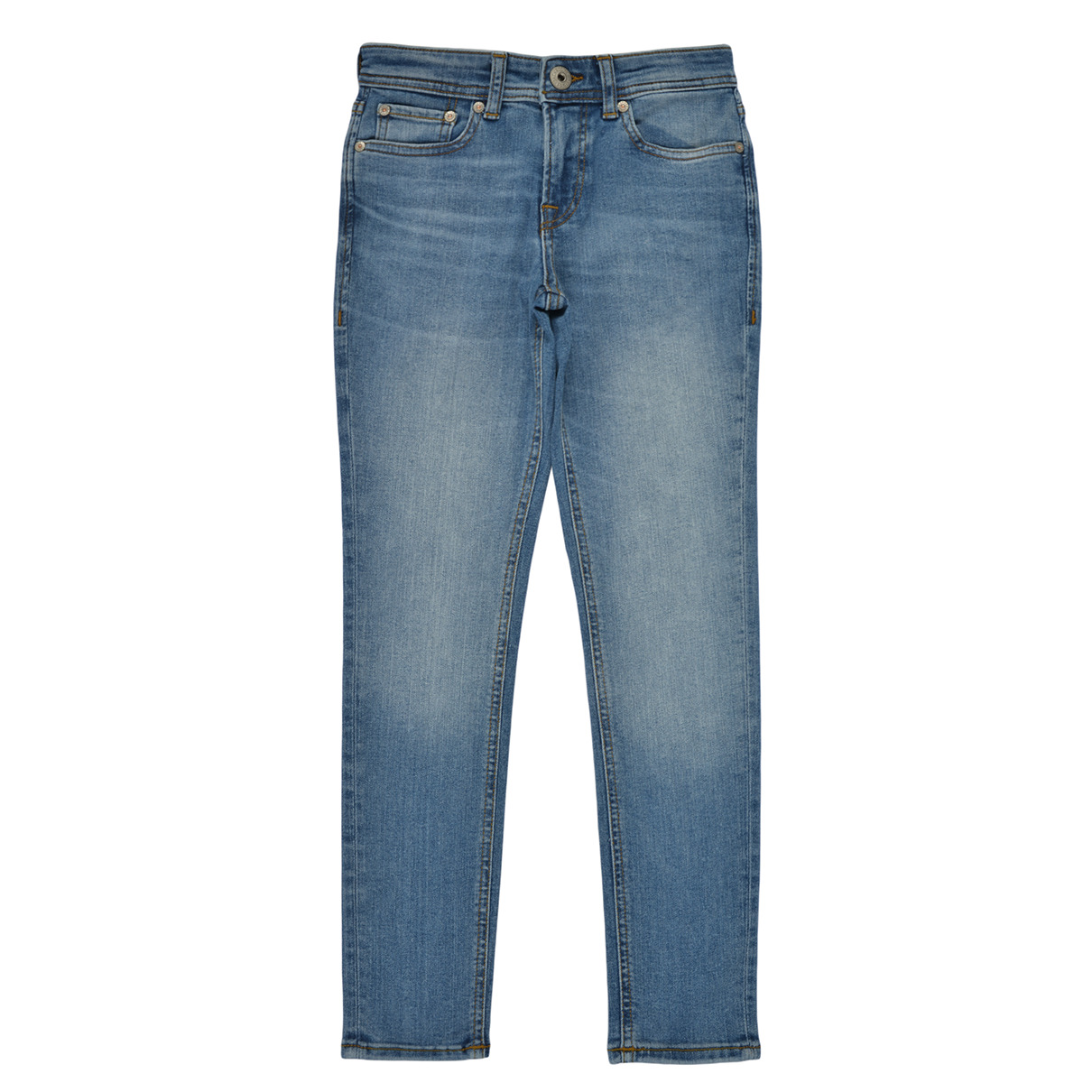 Vêtements Garçon Jeans slim Kerry Washington Puts Sharp Finish On Feather Mini Dress JJILIAM Bleu