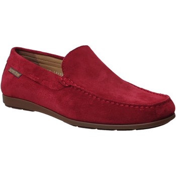 Chaussures Homme Mocassins Mephisto ALGORAS Rouge velours