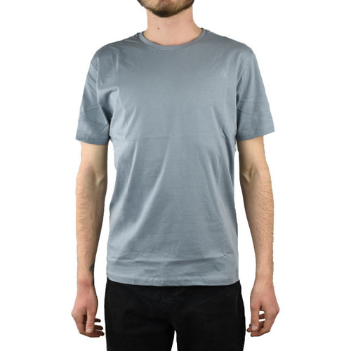 The North Face Simple Dome Tee Grise - Vêtements T-shirts manches courtes Homme 29 