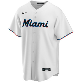 Vêtements T-shirts manches courtes Nike patte Maillot de Baseball MLB Miami Multicolore