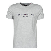 Vêtements Homme T-shirts manches courtes Tommy Hilfiger TOMMY LOGO TEE Gris