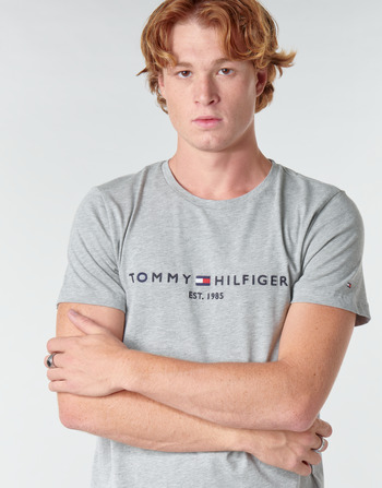 Tommy Hilfiger TOMMY LOGO TEE Gris