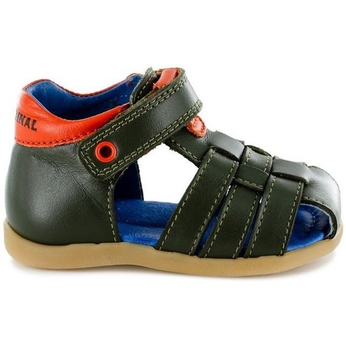 Chaussures Garçon Sandales et Nu-pieds Sandale Boucles Marine E23 2/3 4123 SARO Vert