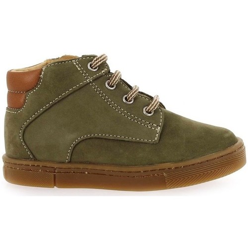 Chaussures Garçon 76639-001-M Boots Babybotte ANTOINE KAKI vert