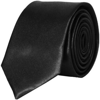 Vêtements Homme Cravates et accessoires Kebello Cravate Satin Slim Noir H Noir