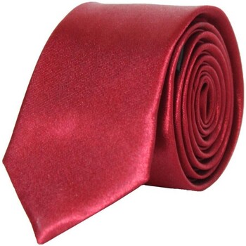 Vêtements Homme Cravates et accessoires Kebello Cravate Satin Slim Rouge H Rouge