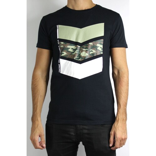 Vêtements Homme Oreillers / Traversins Kebello T-Shirt manches courtes Noir H Noir