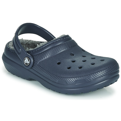 Chaussures Enfant Sabots Crocs flops CLASSIC LINED CLOG K Blue