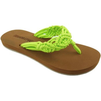 Chaussures Femme Sandales et Nu-pieds Brasileras Crochet Vert