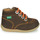 Chaussures Garçon Boots Kickers BONZIP-2 Marron / Orange