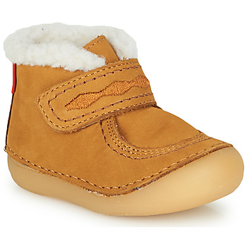 Chaussures Fille BIG Boots Kickers SOETNIC Camel
