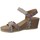Chaussures Femme Sandales et Nu-pieds Calzados Penelope Penelope Collection 5754 Sandales compensées pour femmes Beige