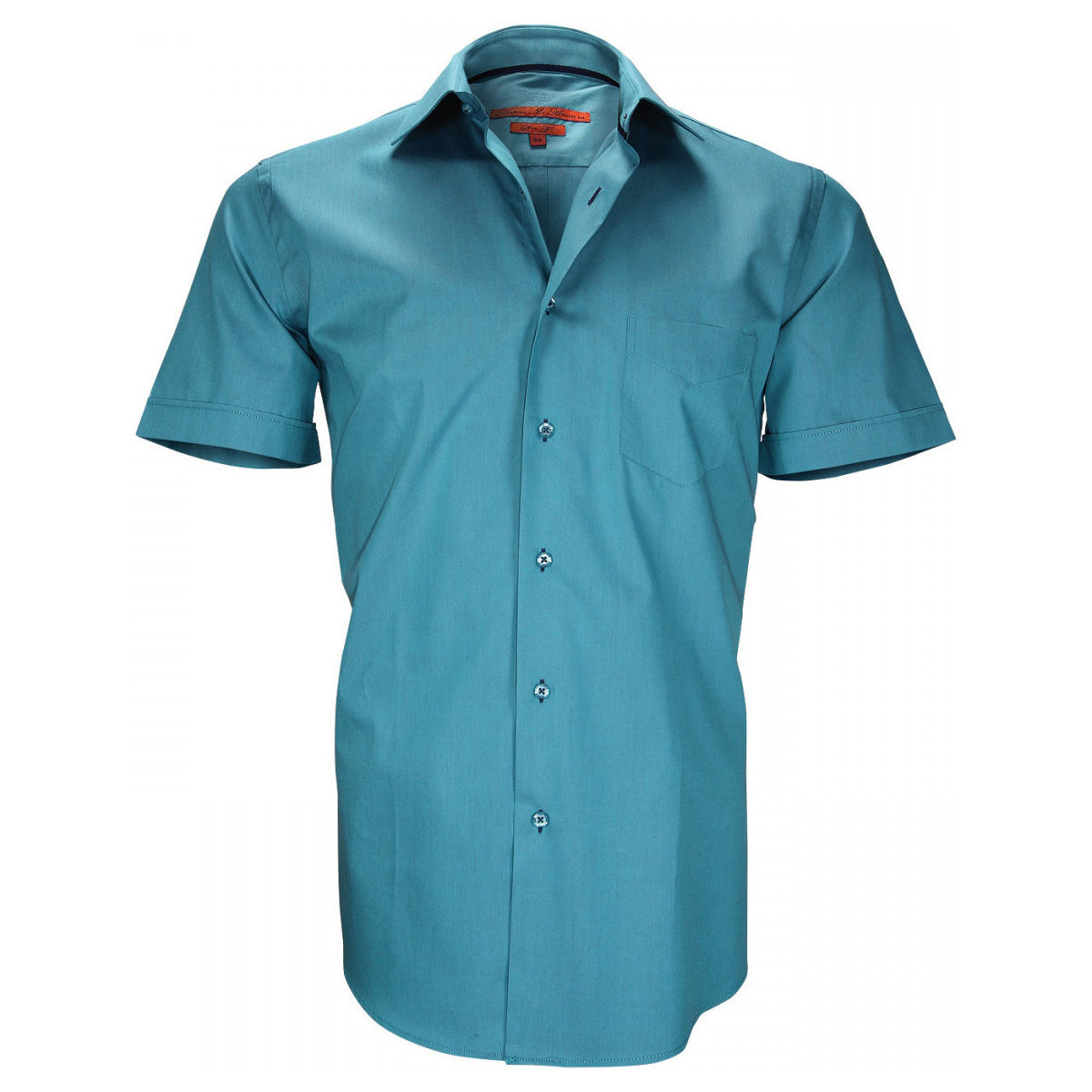Vêtements Homme Chemises manches courtes Andrew Mc Allister chemisette en popeline coastgrove vert Vert