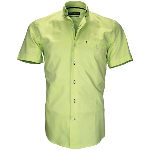 Emporio Balzani chemisettes oxford filippi vert Vert - Vêtements Chemises  manches courtes Homme 48,50 €
