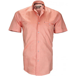 Vêtements Homme Chemises manches courtes Emporio Balzani chemisette oxford filippi orange Orange