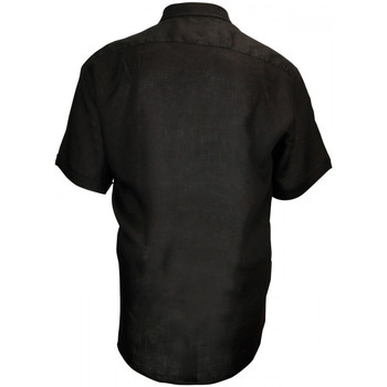 Doublissimo chemisette en lin monte carlo noir Noir