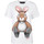 Vêtements Femme T-shirts manches courtes Domrebel Boots Box T-Shirt Blanc