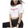 Vêtements Femme T-shirts manches courtes Reebok Sport Linear Logo Crop Tee Blanc