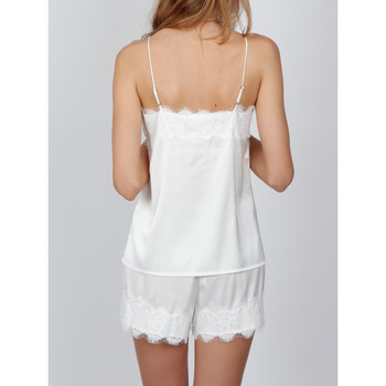 Admas Pyjama Soft Crepe blanc Blanc