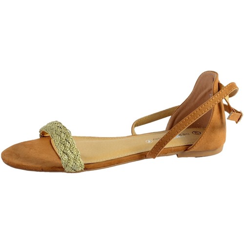 Chaussures Femme Sandales et Nu-pieds Soutiens-Gorge & Brassièresry Sandale Plate Marron