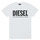 Vêtements Enfant T-shirts manches courtes Diesel TJUSTLOGO Blanc