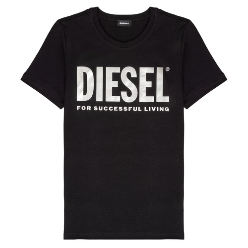 Vêtements Fille T-shirts manches courtes Diesel TSILYWX Noir