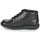Chaussures Enfant Boots Kickers KICK HI ZIP Noir