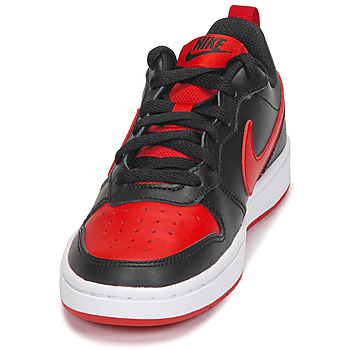 Baskets basses Nike COURT BOROUGH LOW 2 GS Noir / Rouge - Chaussures Baskets basses Enfant 44 